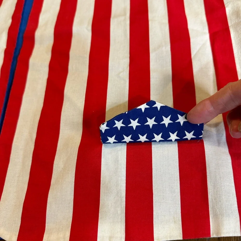 Vintage Handcrafted God Bless America Statue of Liberty  Vest‎